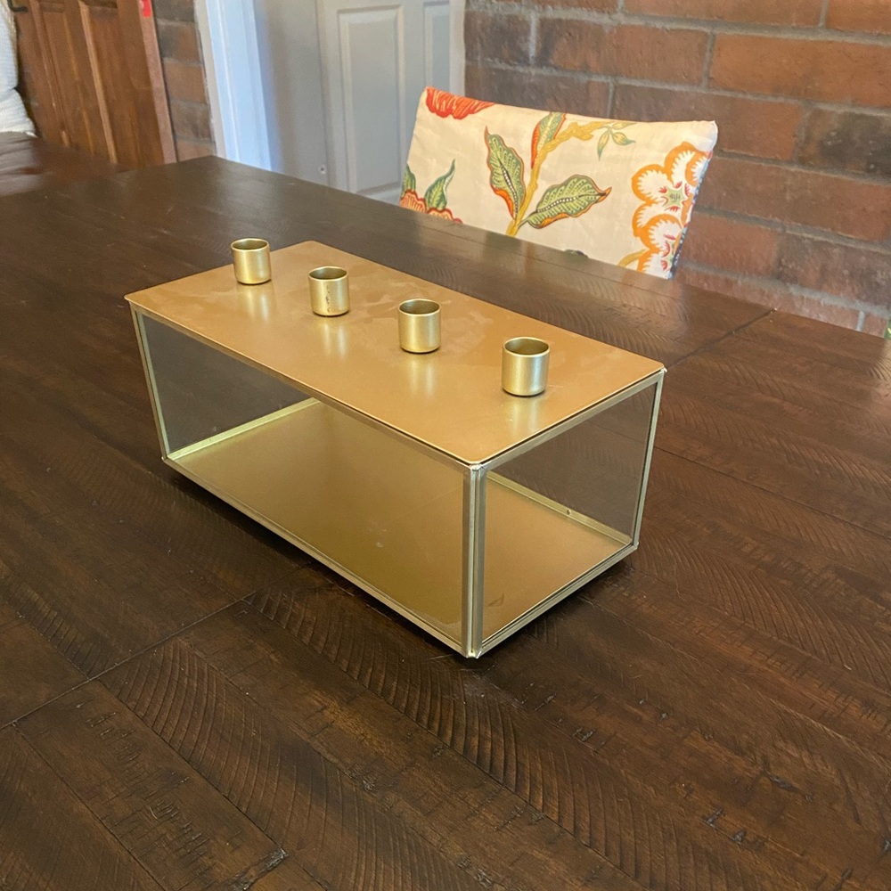 You get 2…Hearth and Hand Magnolia Rectangle Taper Holder.